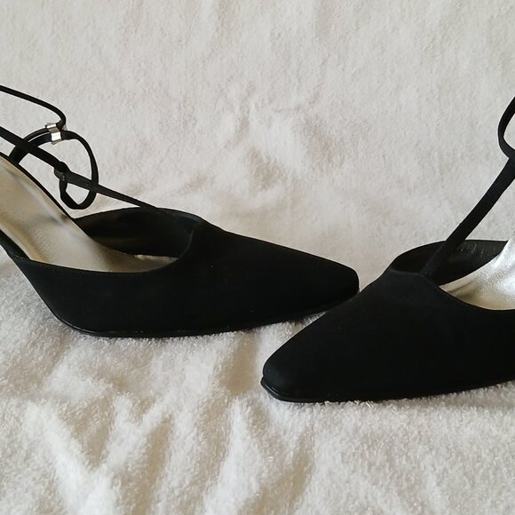 WOMEN'S  STUART WEITZMAN BLACK DRESS PUMP - Picture 3 of 7